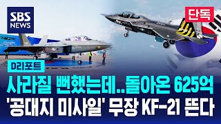 [단독] 예산 지워질 뻔한 KF-21 '블록Ⅱ'..내년 예산 625억 의결 / SBS / #D리포트