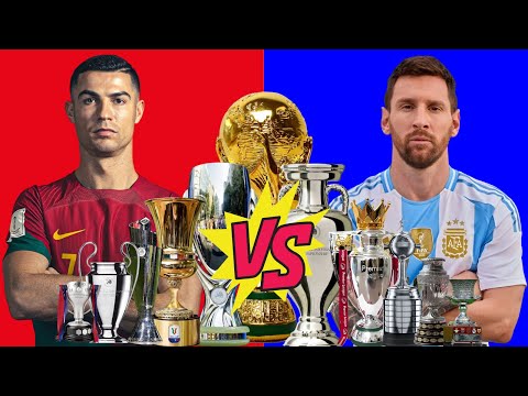 Messi vs Ronaldo Trophy Comparison 3035 – Who Has More Trophies? 🏆 (FINAL COUNT!)