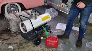 Eine günstige Werkstattheizung IDE 20 von Trotec, Unboxing