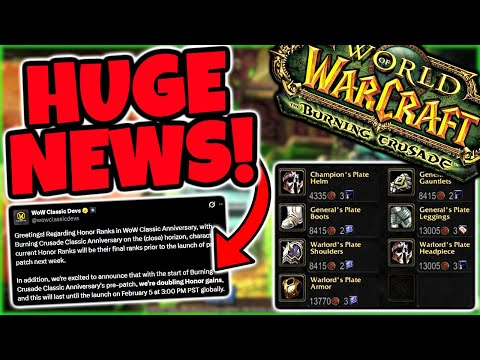 HUGE Changes For TBC Prepatch - Gear Up MUCH FASTER & Prepare For Level 70 NOW!