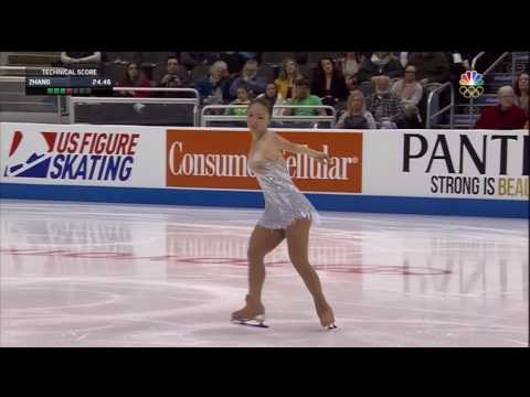 2017 US Nationals Caroline Zhang SP NBC