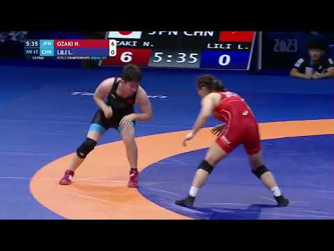 Nonoka OZAKI (JPN) vs. Lili LILI (CHN) | Seniors World Championships 2023 | Semi Final | WW 65Kg