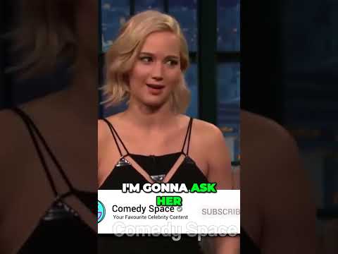fun, funny, talkshow Jennifer Lawrences Hilarious Confession Crushing on Seth Meyers