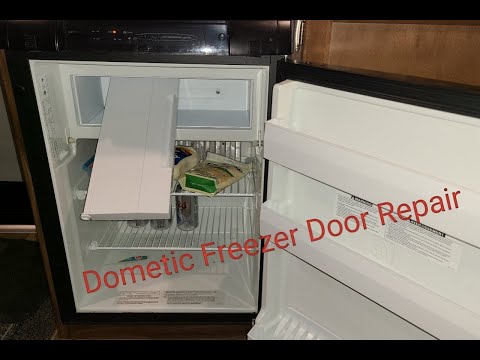 HOW TO REPAIR A DOMETIC FREEZER DOOR -rv tech tips