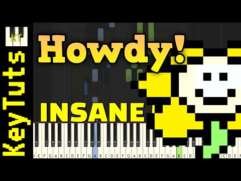 Howdy! [Undertale Yellow] - Insane Mode [Piano Tutorial] (Synthesia)