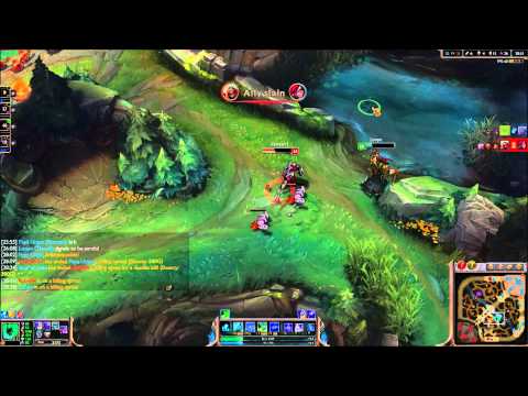 Thresh Outplay against Zed