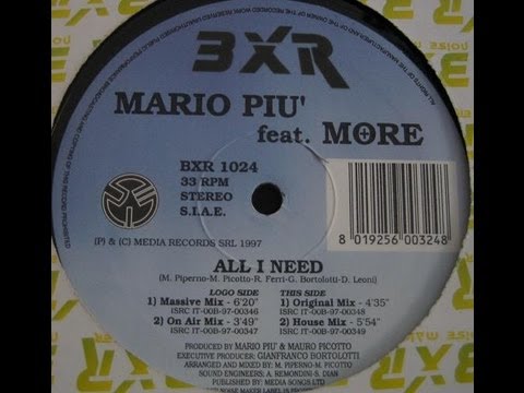 Mario Più feat. More - All I Need