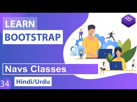Bootstrap Navs Classes Tutorial in Hindi Urdu