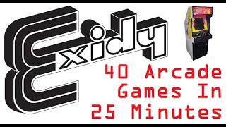 Over 40 Exidy Arcade Games In 25 Minutes