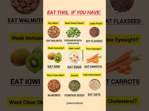 Best Foods for Common Health Problems | Eat This for Better Skin, Hair & Health