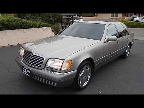 1995 Mercedes Benz S600 luxury sedan 77k original miles.  Video overview and walk around.