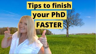 How To Finish Your PhD FASTER | Essential PhD Tips And Advice