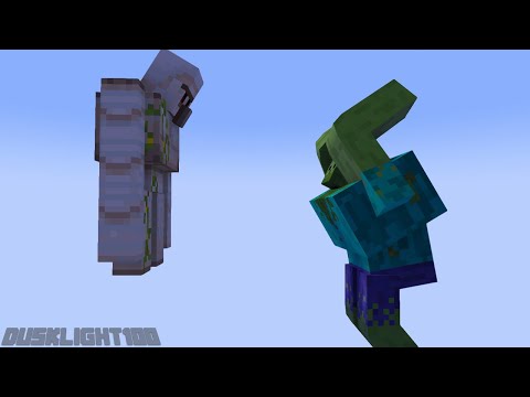 Iron Golem vs Mutant Zombie | Mob Battle