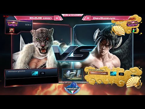 Tekken Italy Cup Invit. Xeon (A.King) vs Devilkazuya (Devil Jin)