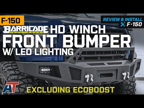 2015-2017 F150 Barricade HD Winch Front Bumper w/ LED Lighting (Excluding EcoBoost) Review & Install