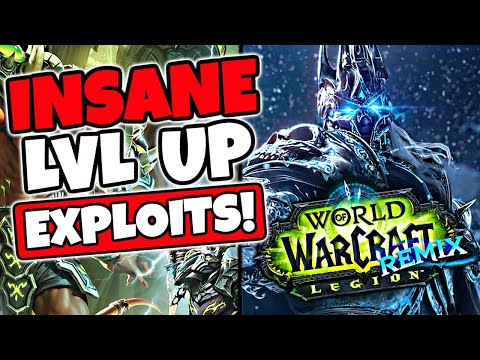 INSANE LEVELING EXPLOITS in Legion Remix | Level Up INSANELY FAST!