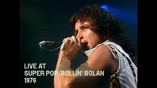 AC/DC - Live Wire &amp; Can I Sit Next To You Girl - Live at Super Pop/Rollin&#39; Bolan, London, July 1976