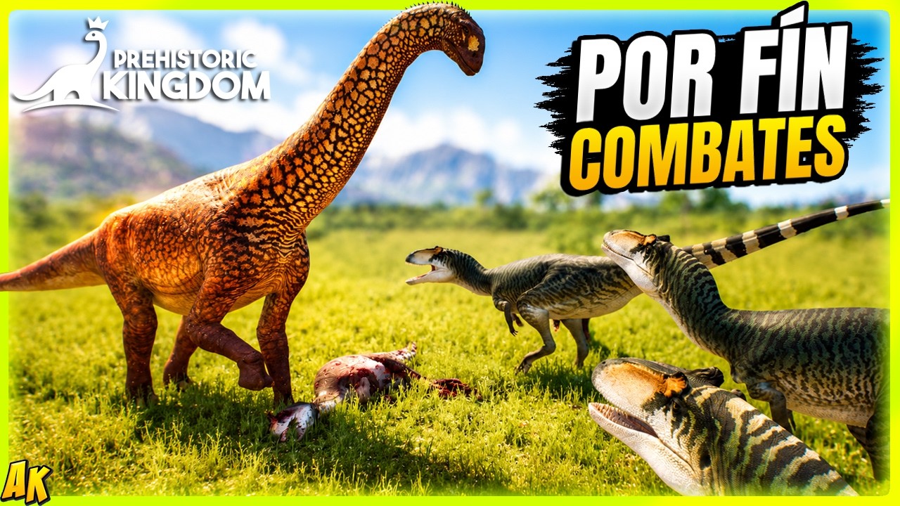 LLEGAN los COMBATES a PREHISTORIC KINGDOM, ALLOSAURUS y MÁS! ACTUALIZACION