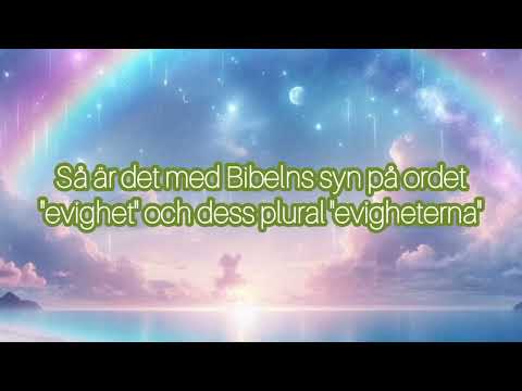 Om man blickar mot horrisonten, då ser man den Bibliska evigheten, i Gud Jesus Kristus