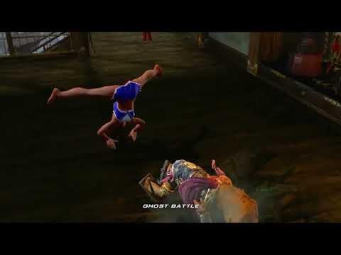 Tekken 6 Christie(Cheerleader barefoot) Vs Heihachi