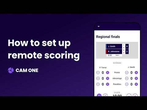 Remote scoring with Cam One: The easiest way to live stream your sport