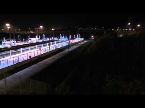(HD) DB Schenker 92015 Passes Ebbsfleet International Working 6L21 27/10/14
