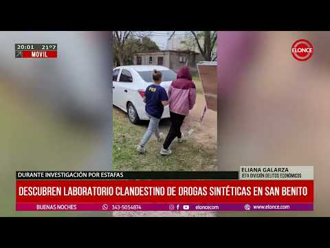 Descubren laboratorio clandestino de drogas sintéticas en San Benito
