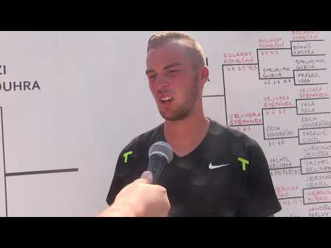 Michal Bíško po vítězství ve čtvrtfinále MČR 2018