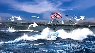 Why Do Aircraft Carriers ALWAYS Sail Directly Into the Wind?