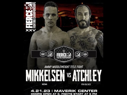 FREE FIERCE FIGHT| ANDREW MIKKELSEN VS  ROGER ATCHLEY