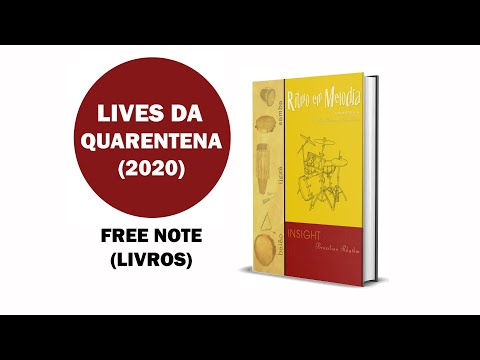 Livro Ritmo em Melodia para Bateristas (Lives da Quarentena / 2020)