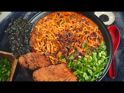 This TECHNIQUE Will Make Your Homemade Spicy RAMEN NOODLES 🍜 Better Than Any Restaurant's
