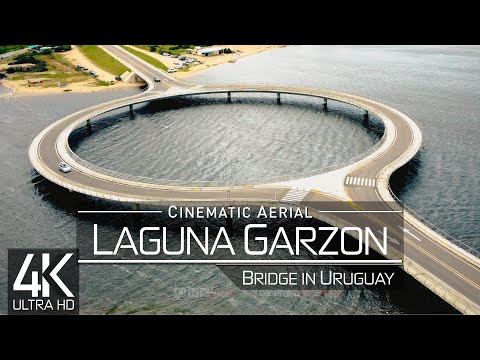 【4K】🇺🇾 Laguna Garzon Bridge from Above 🔥 URUGUAY 2022 🔥 Cinematic Wolf Aerial™ Drone Film
