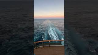 Timelapse - Colorful Sunset at Sea - Majestic Princess - South Pacific Ocean