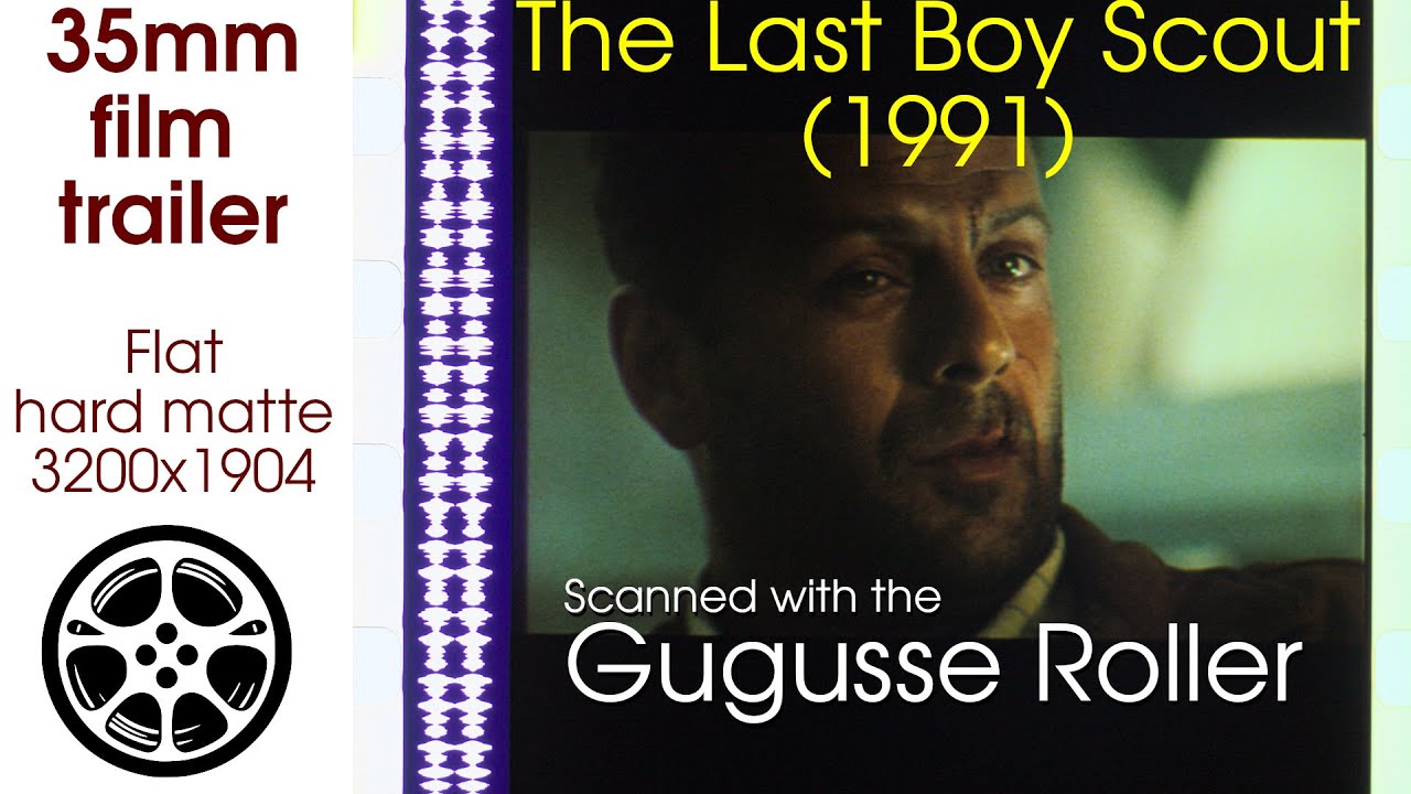 The Last Boy Scout (1991) 35mm film trailer, flat hard matte, 3200x1904