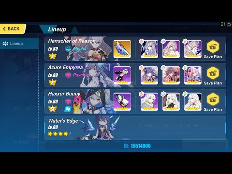 HI3 SEA - Nirvana Exalted Huodou D411 - 773 pts - HOR(S1) AE HB (SS) (Water Edge ELF)