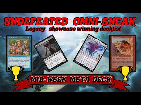 UNDEFEATED OMNI-SNEAK! Legacy challenge winning decklist earns me a trophy MTG combo