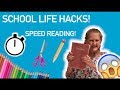 School Life Hacks: How to Read Summer Reading Books Fast School Life Hacks: How to Read Summer Reading Books Fast