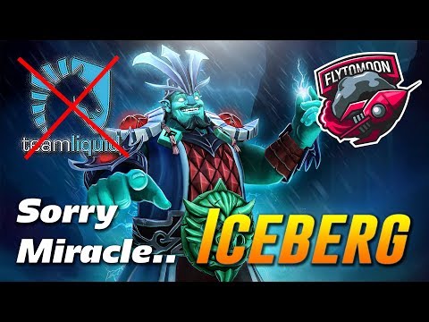 Iceberg destroys Team Liquid [sorry Miracle] Storm Spirit Dota 2
