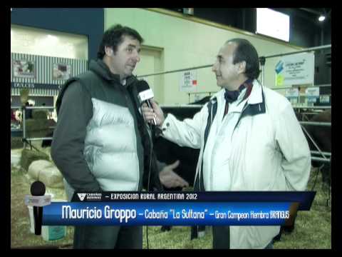 www.cabañasbovinas.com - Palermo 2012 - Entrevista a Mauricio Groppo