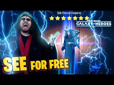 I FINALLY Unlocked Sith Eternal Emperor for FREE! 2 Galactic Legends in 2022 with NO Money Spent