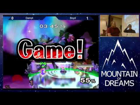 Mountain of Dreams - Dempt (Fox, Peach) vs. Boyd (Ice Climbers) - Losers Quarters - Melee