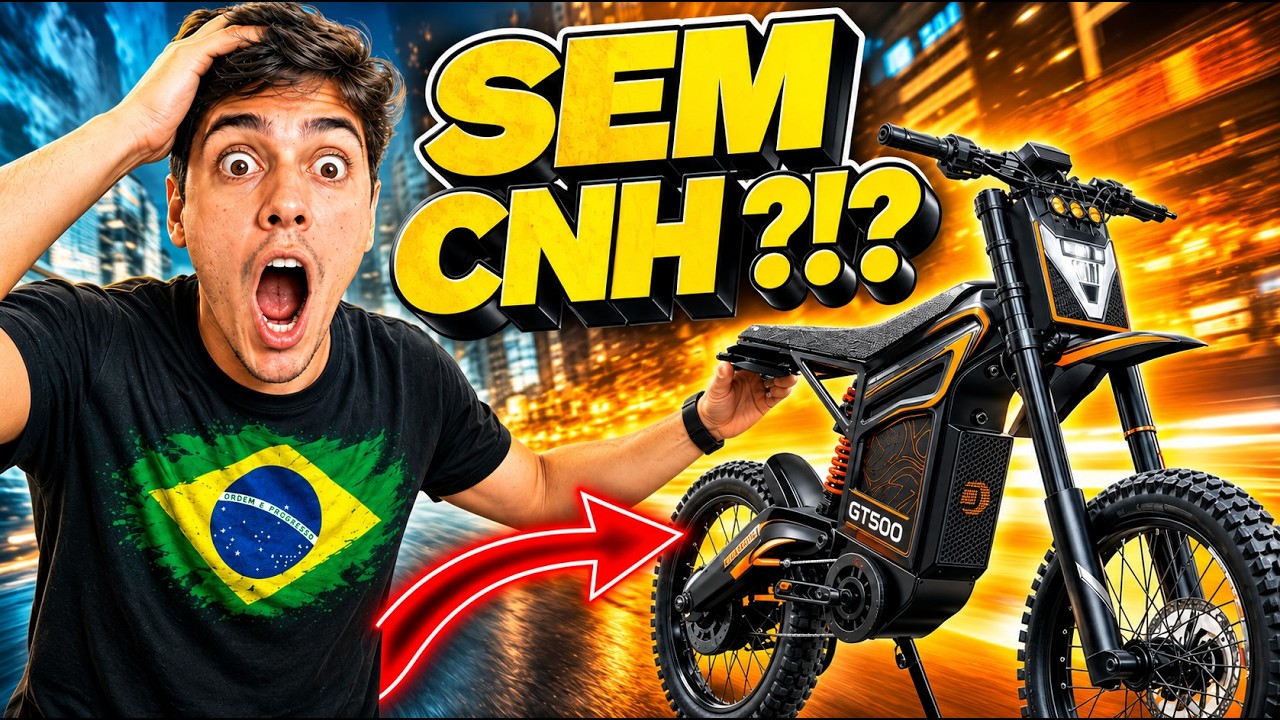 Moto Elétrica GT600 SEM CNH Vale a Pena? ⚠️ Teste REAL, Autonomia e Preço (Review 2026)