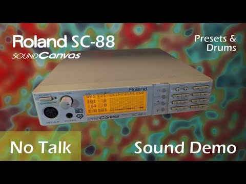Roland SC-88 Sound Demo