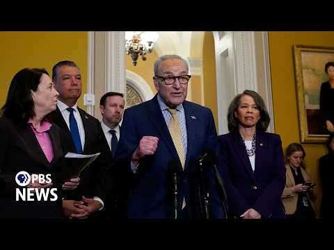 WATCH LIVE: Senate Democratics hold news conference after Iran reportedly stops talking to mediators