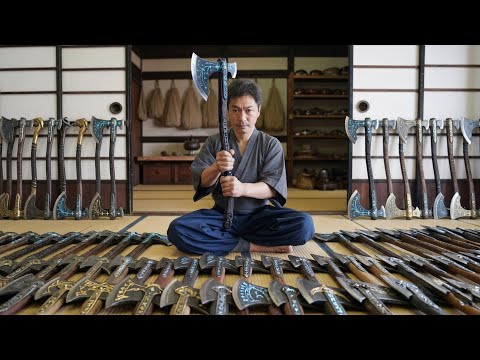 Incredible Process Of CASTING Leviathan Axe From Iron Scrap | How to Make God OF War Axe in Factory