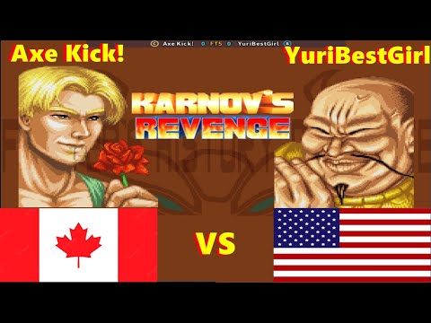 Karnov's Revenge / Fighter's History Dynamite -Axe Kick! VS YuriBestGirl FT5