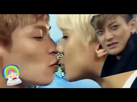 Lay & Sehun + Suho &Tao en el juego del pepero con beso incluído (sub español)