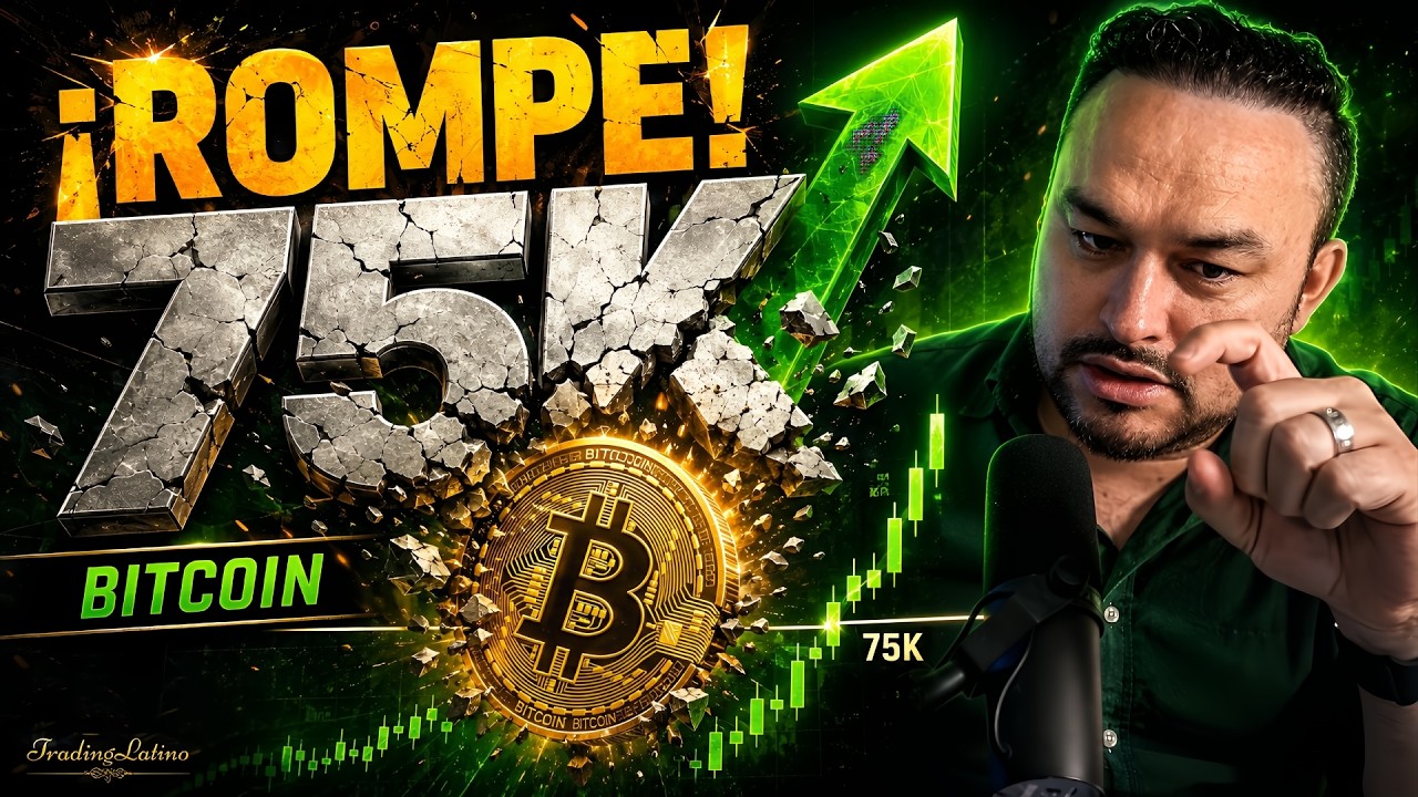 🚨 BITCOIN ROMPE LOS $75,000: ¿COMIENZA LA GRAN SUBIDA? 🚀