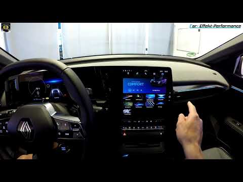 Renault Megan E-Tech Infotainment System 12" Review, Darstellung, Einstellungen, Infos, Bedienung